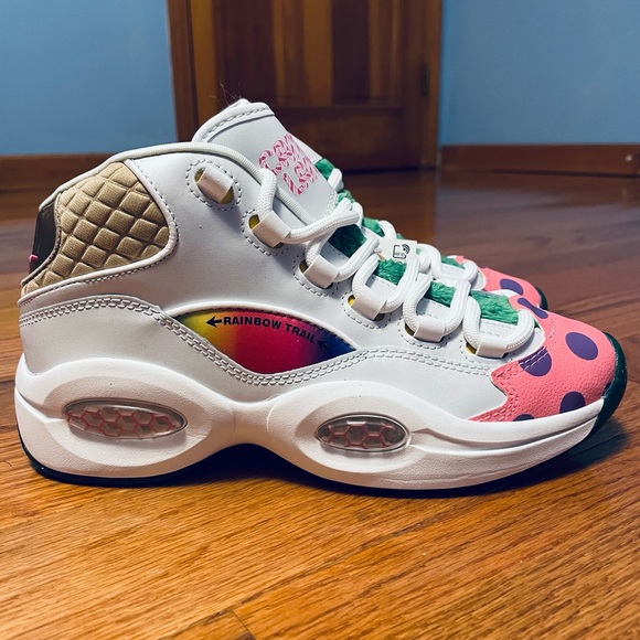 Hasbro x Reebok Question Mid 'Candy Land' GZ0081, Size 4.5(6 Women’s) - Picture 3 of 12